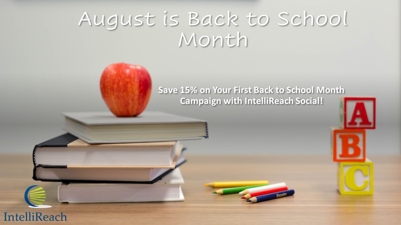 August Is Back to School Month