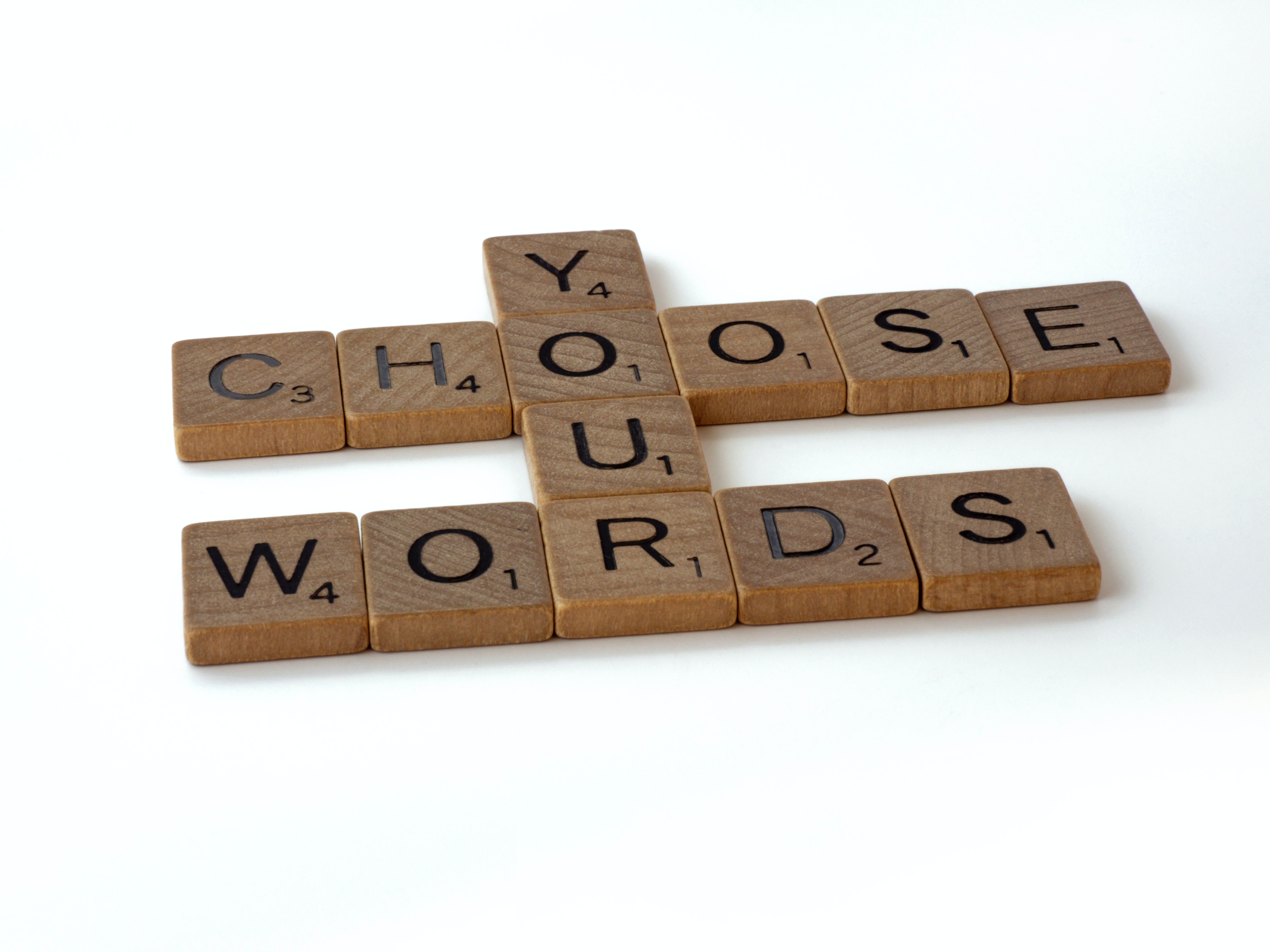The first step of keyword research is to choose your words.