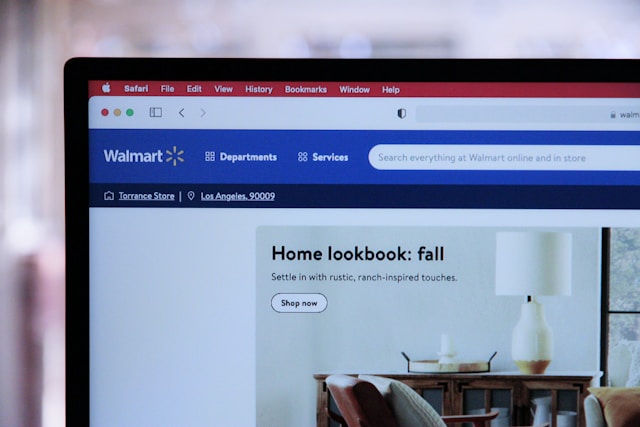 Walmart online shopping