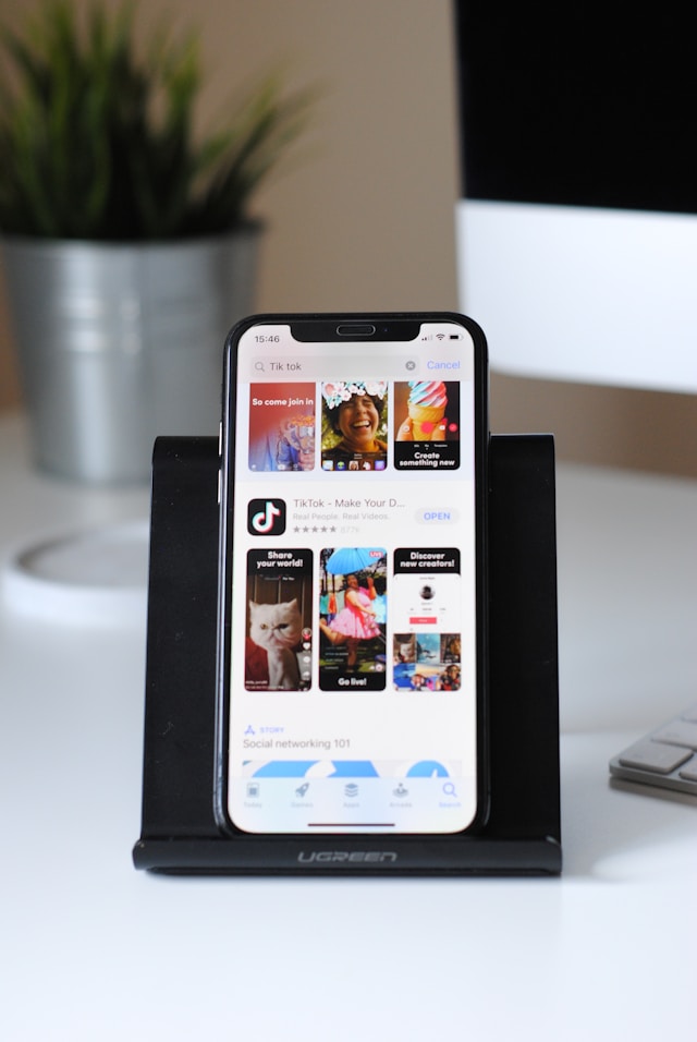 shopping on TikTok