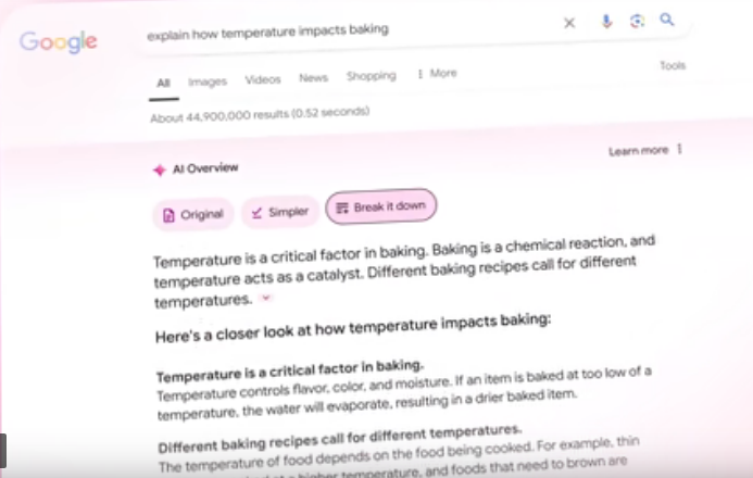 Google AI Overviews appearing on top of search results pages